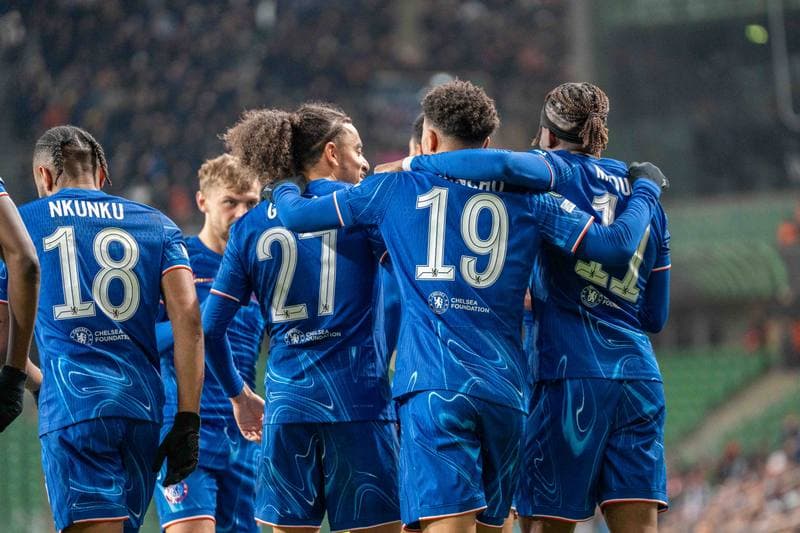 Football. Europa Conference League. Legia Warsaw - Chelsea. 10.04.2025