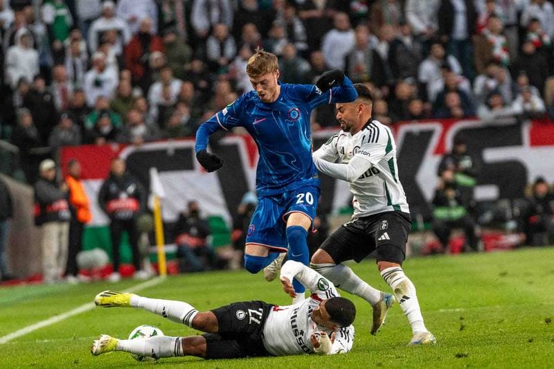 Football. Europa Conference League. Legia Warsaw - Chelsea. 10.04.2025