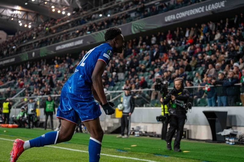 Football. Europa Conference League. Legia Warsaw - Chelsea. 10.04.2025
