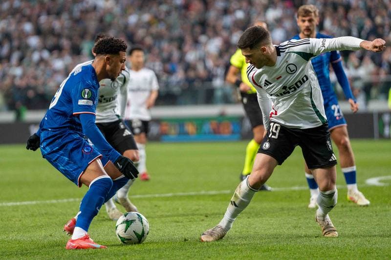 Football. Europa Conference League. Legia Warsaw - Chelsea. 10.04.2025