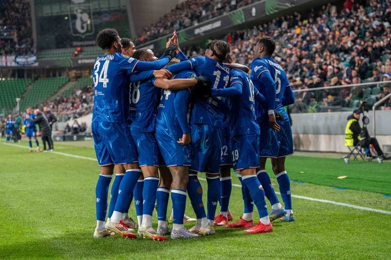 Football. Europa Conference League. Legia Warsaw - Chelsea. 10.04.2025