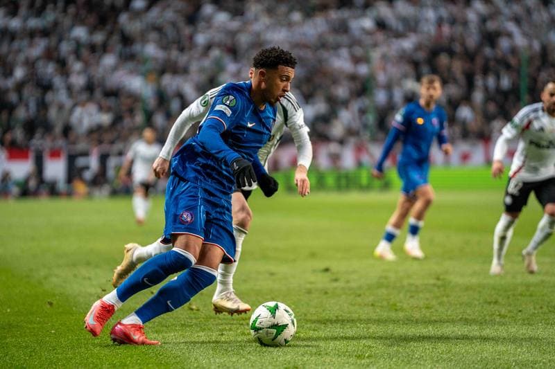 Football. Europa Conference League. Legia Warsaw - Chelsea. 10.04.2025