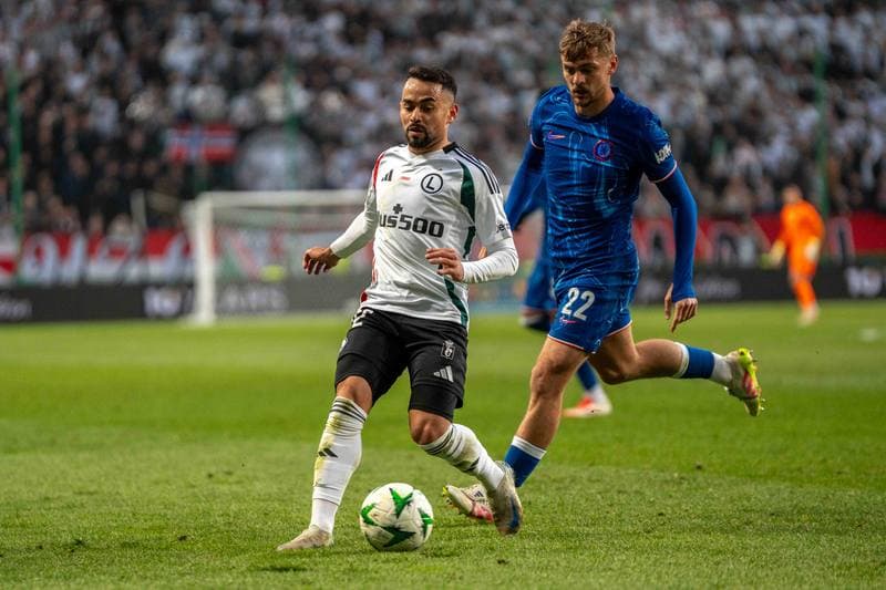 Football. Europa Conference League. Legia Warsaw - Chelsea. 10.04.2025