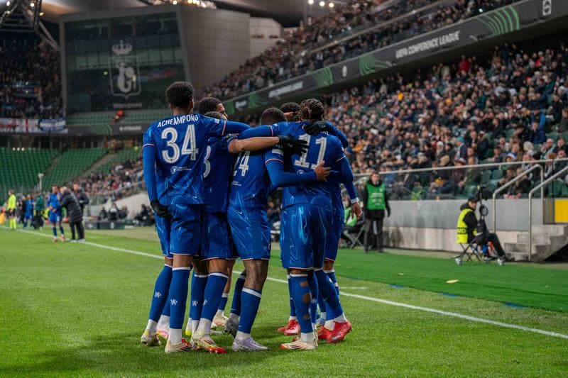 Football. Europa Conference League. Legia Warsaw - Chelsea. 10.04.2025