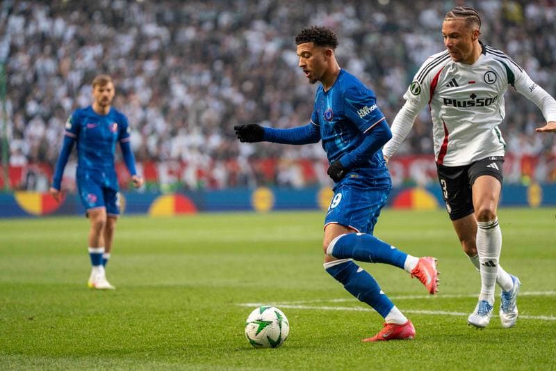 Football. Europa Conference League. Legia Warsaw - Chelsea. 10.04.2025
