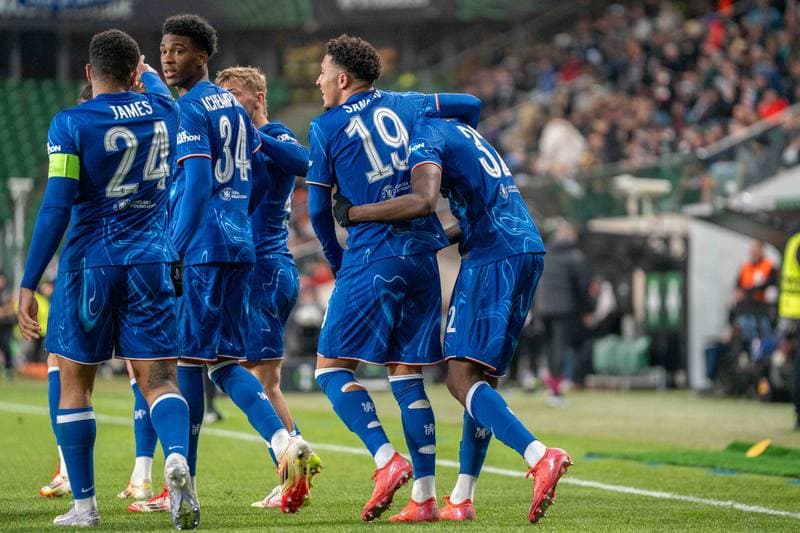 Football. Europa Conference League. Legia Warsaw - Chelsea. 10.04.2025