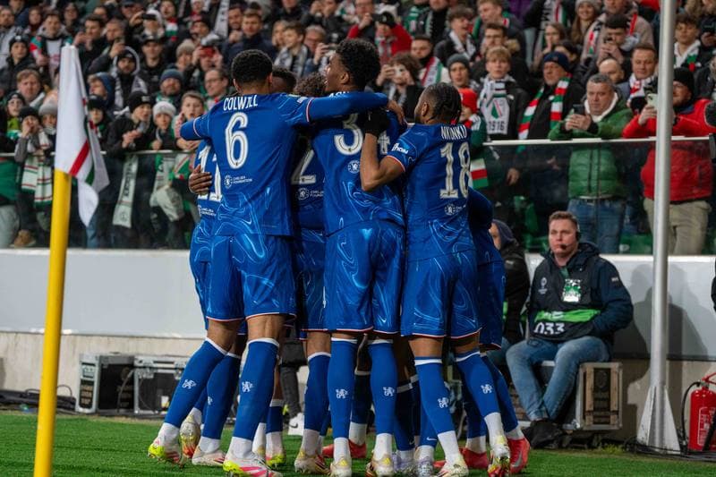 Football. Europa Conference League. Legia Warsaw - Chelsea. 10.04.2025