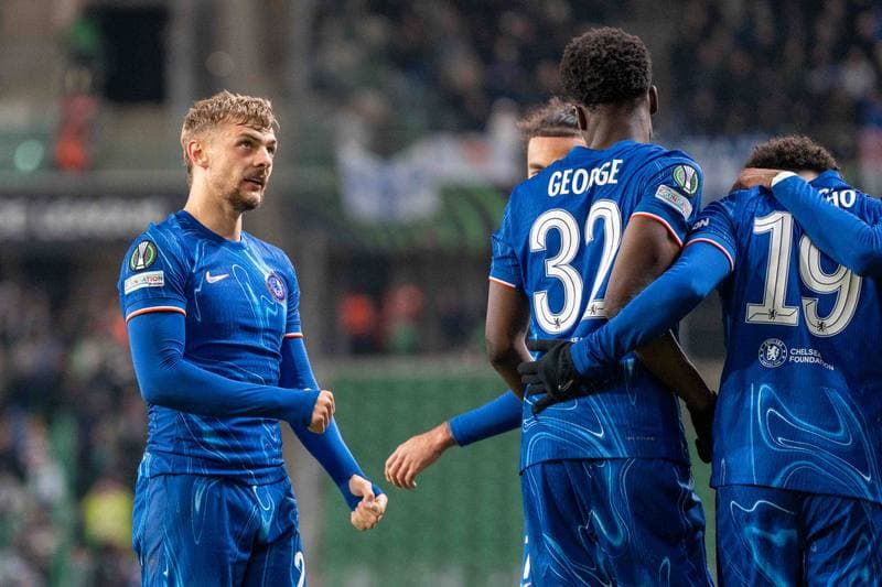 Football. Europa Conference League. Legia Warsaw - Chelsea. 10.04.2025