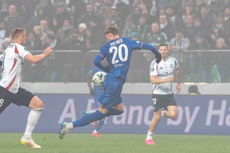 Football. Europa Conference League. Legia Warsaw - Chelsea. 10.04.2025