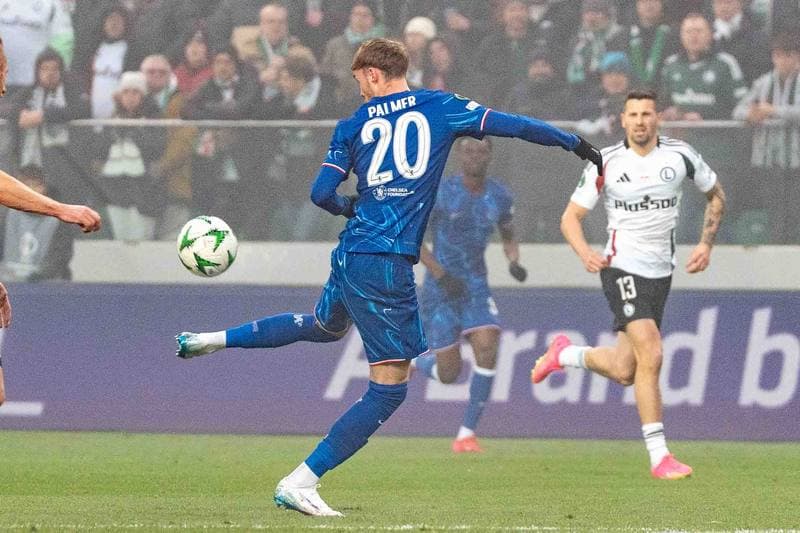 Football. Europa Conference League. Legia Warsaw - Chelsea. 10.04.2025