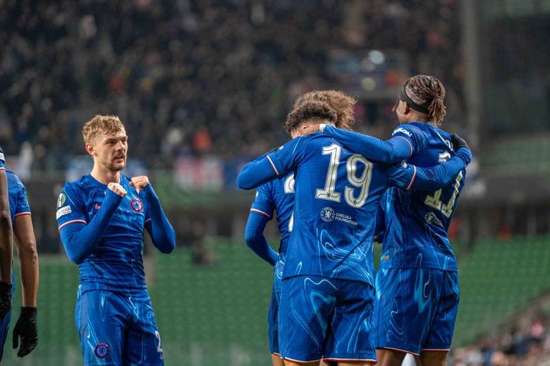Football. Europa Conference League. Legia Warsaw - Chelsea. 10.04.2025