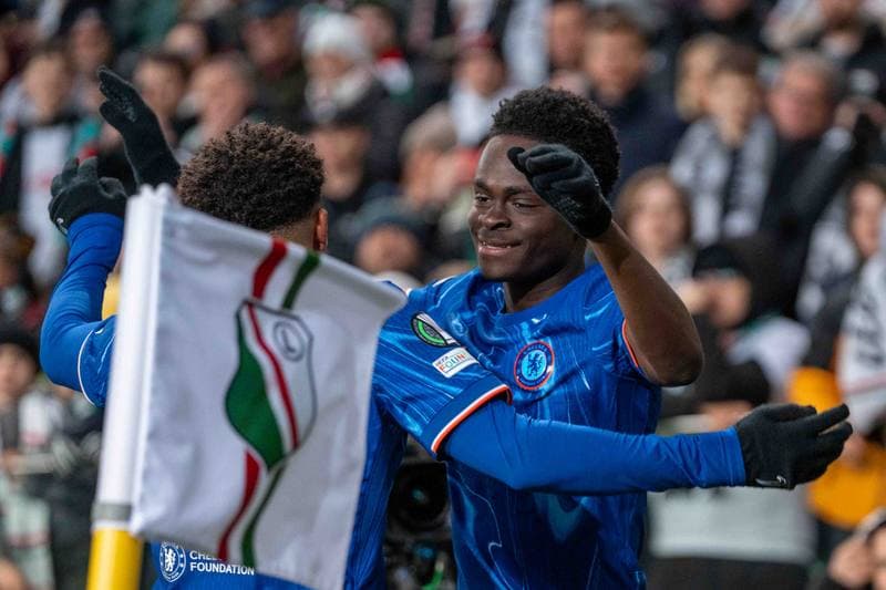 Football. Europa Conference League. Legia Warsaw - Chelsea. 10.04.2025
