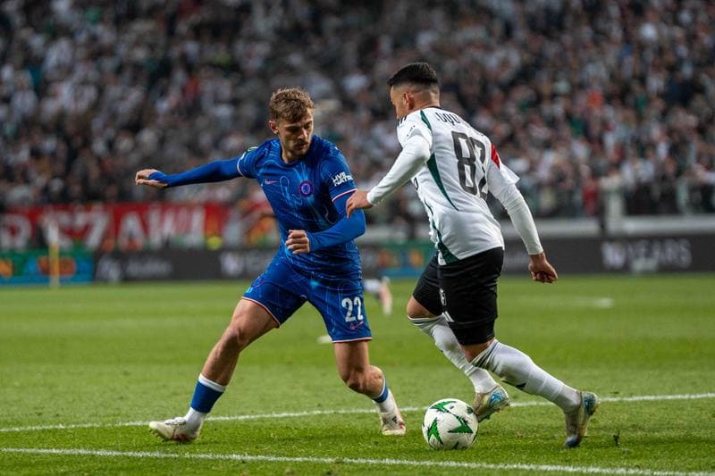 Football. Europa Conference League. Legia Warsaw - Chelsea. 10.04.2025