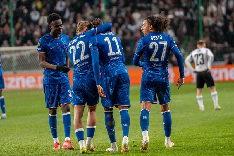 Football. Europa Conference League. Legia Warsaw - Chelsea. 10.04.2025