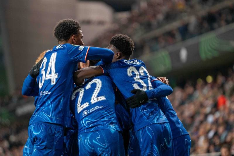 Football. Europa Conference League. Legia Warsaw - Chelsea. 10.04.2025