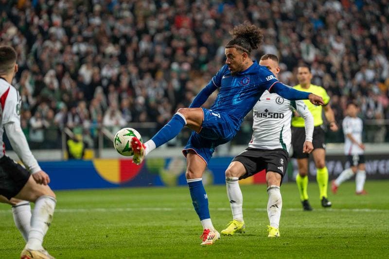 Football. Europa Conference League. Legia Warsaw - Chelsea. 10.04.2025