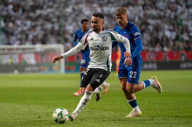 Football. Europa Conference League. Legia Warsaw - Chelsea. 10.04.2025