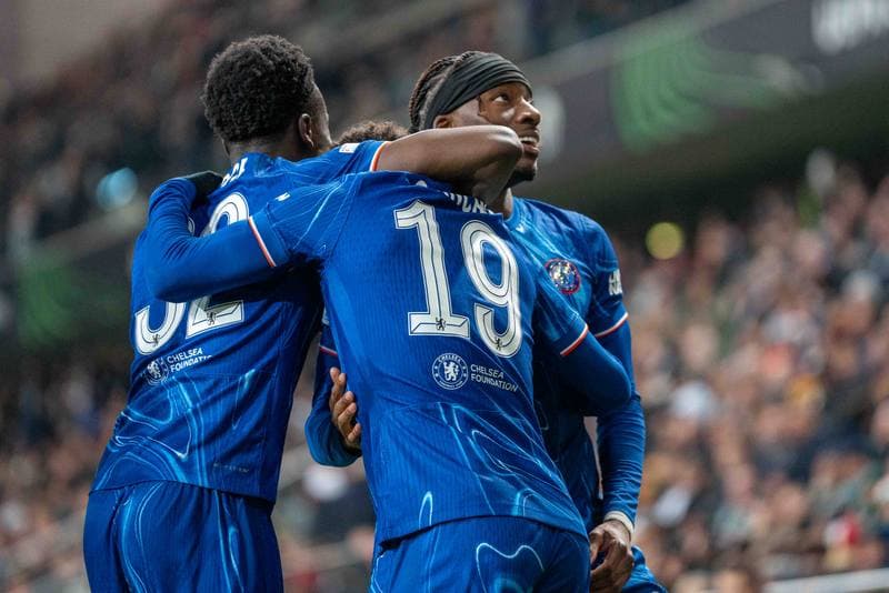 Football. Europa Conference League. Legia Warsaw - Chelsea. 10.04.2025