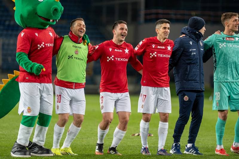 Football. Betlic 1 Liga. Wisla Krakow - Chrobry Glogow. 09.04.2025