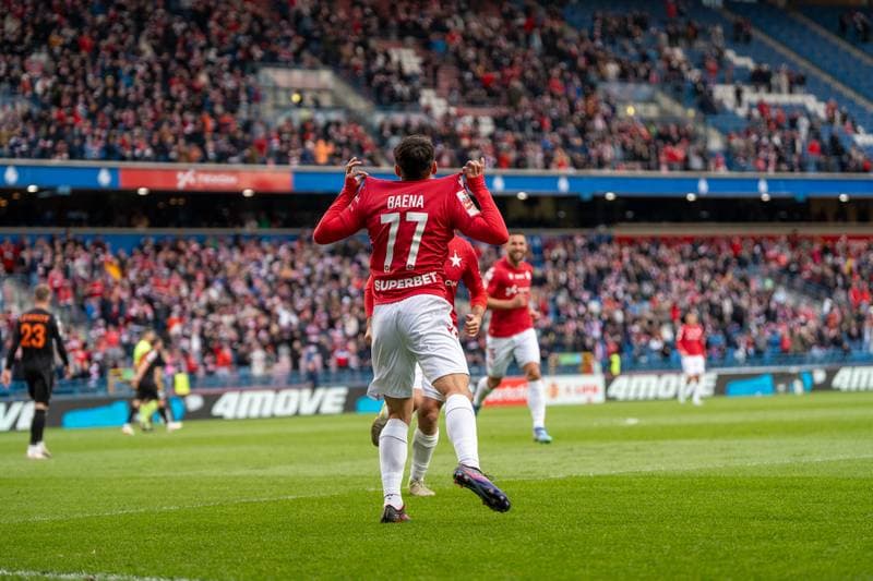Football. Betlic 1 Liga. Wisla Krakow - Chrobry Glogow. 09.04.2025