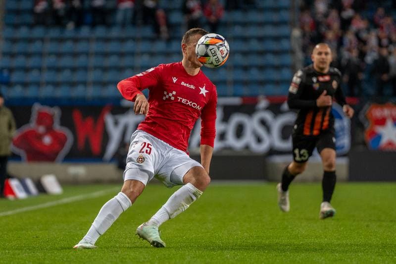 Football. Betlic 1 Liga. Wisla Krakow - Chrobry Glogow. 09.04.2025