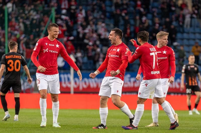 Football. Betlic 1 Liga. Wisla Krakow - Chrobry Glogow. 09.04.2025