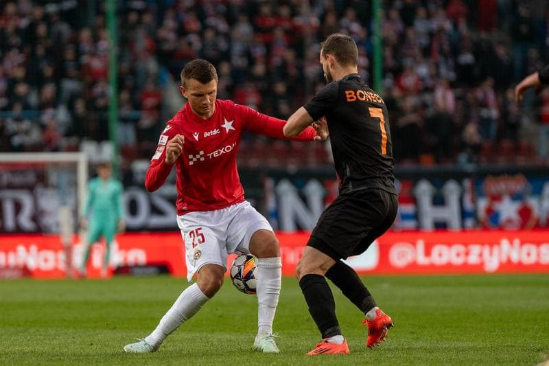 Football. Betlic 1 Liga. Wisla Krakow - Chrobry Glogow. 09.04.2025