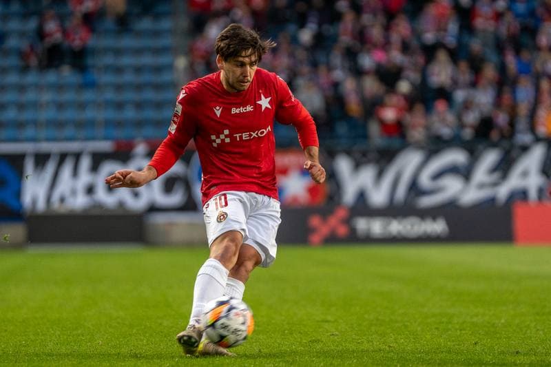 Football. Betlic 1 Liga. Wisla Krakow - Chrobry Glogow. 09.04.2025