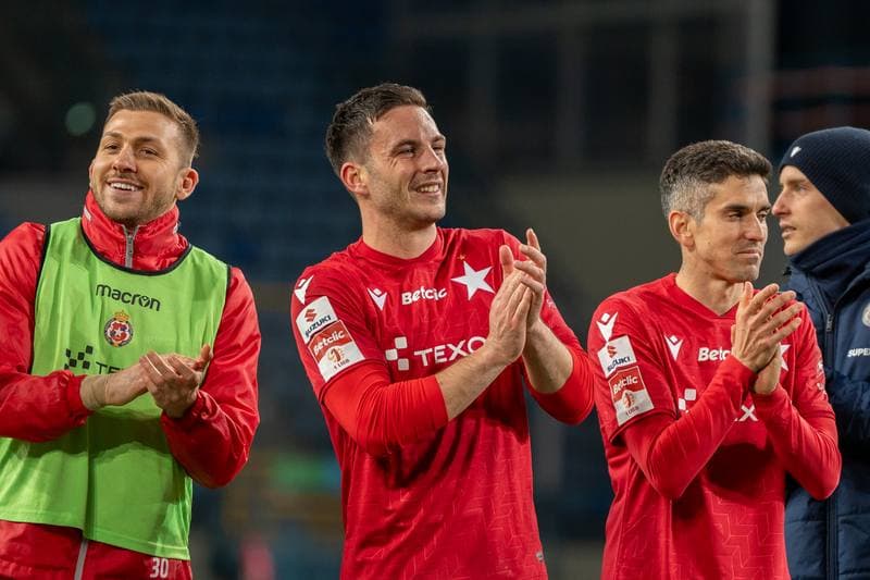 Football. Betlic 1 Liga. Wisla Krakow - Chrobry Glogow. 09.04.2025