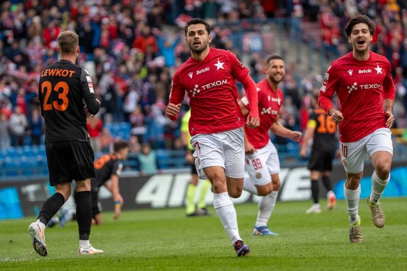 Football. Betlic 1 Liga. Wisla Krakow - Chrobry Glogow. 09.04.2025