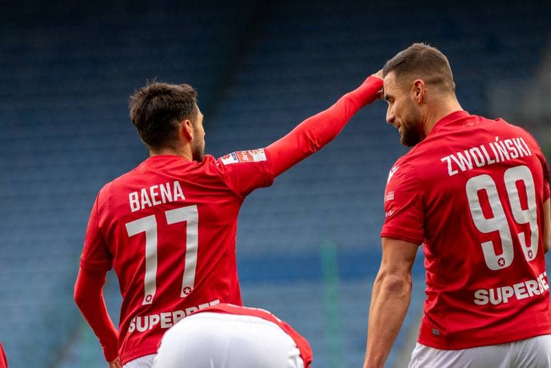 Football. Betlic 1 Liga. Wisla Krakow - Chrobry Glogow. 09.04.2025