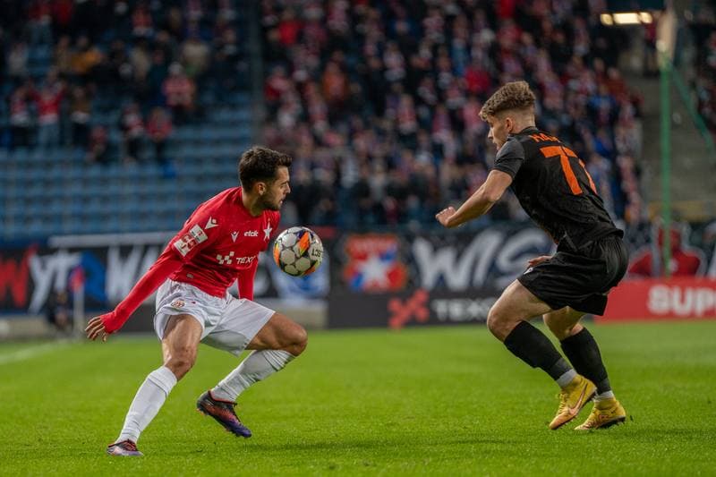 Football. Betlic 1 Liga. Wisla Krakow - Chrobry Glogow. 09.04.2025