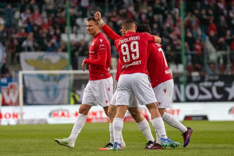 Football. Betlic 1 Liga. Wisla Krakow - Chrobry Glogow. 09.04.2025