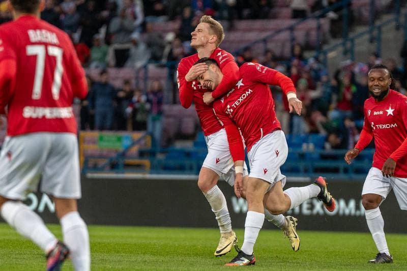 Football. Betlic 1 Liga. Wisla Krakow - Chrobry Glogow. 09.04.2025