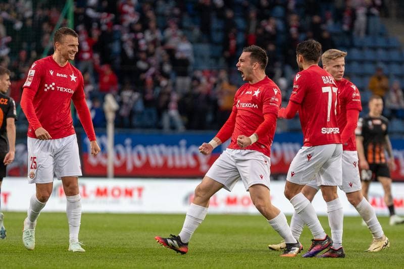 Football. Betlic 1 Liga. Wisla Krakow - Chrobry Glogow. 09.04.2025