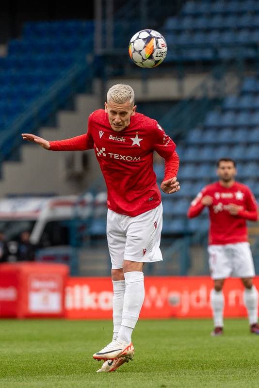Football. Betlic 1 Liga. Wisla Krakow - Chrobry Glogow. 09.04.2025