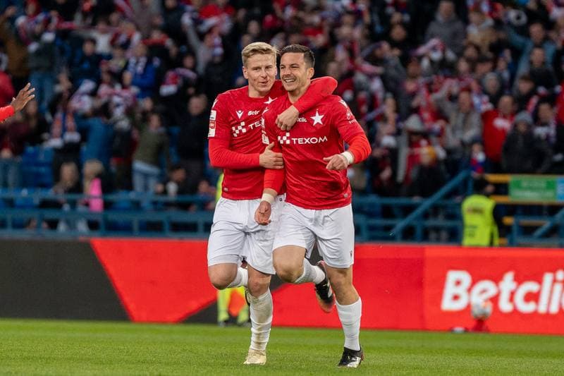 Football. Betlic 1 Liga. Wisla Krakow - Chrobry Glogow. 09.04.2025