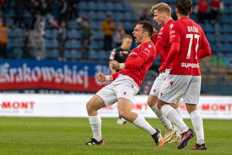 Football. Betlic 1 Liga. Wisla Krakow - Chrobry Glogow. 09.04.2025