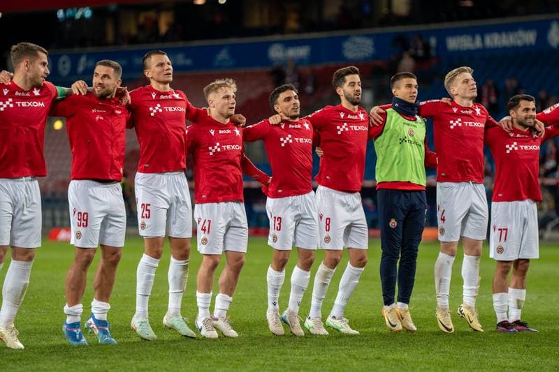 Football. Betlic 1 Liga. Wisla Krakow - Chrobry Glogow. 09.04.2025