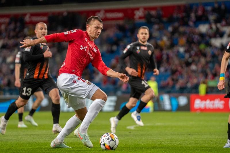 Football. Betlic 1 Liga. Wisla Krakow - Chrobry Glogow. 09.04.2025