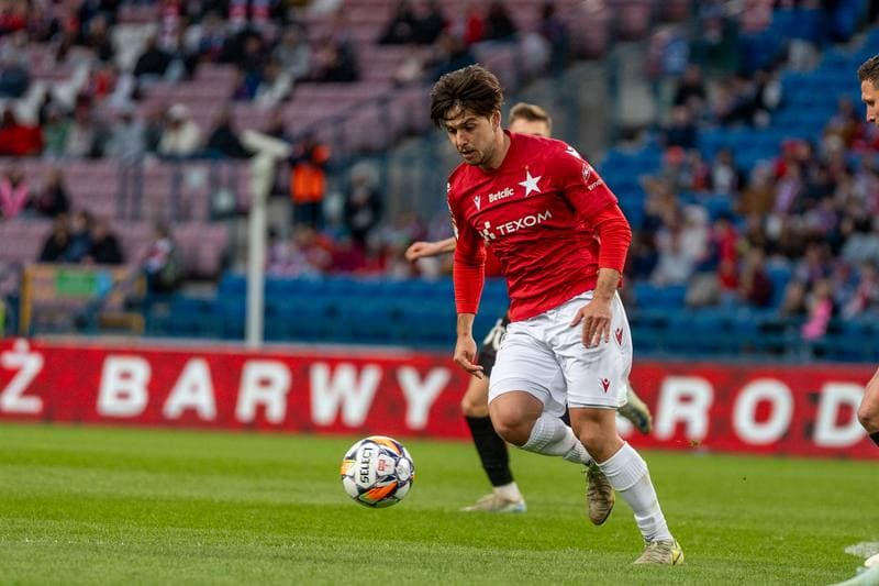 Football. Betlic 1 Liga. Wisla Krakow - Chrobry Glogow. 09.04.2025