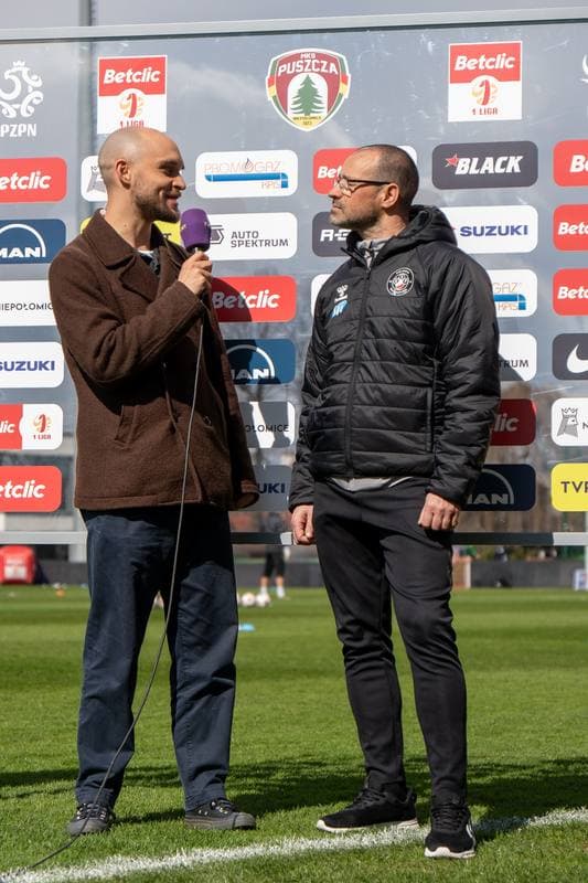 Football. Betclic I Liga. Puszcza Niepolomice - Polonia Warszawa. 06.04.2026