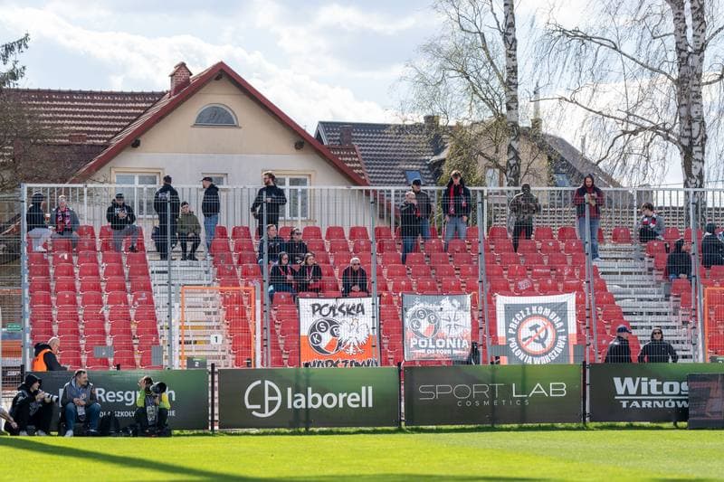 Football. Betclic I Liga. Puszcza Niepolomice - Polonia Warszawa. 06.04.2026