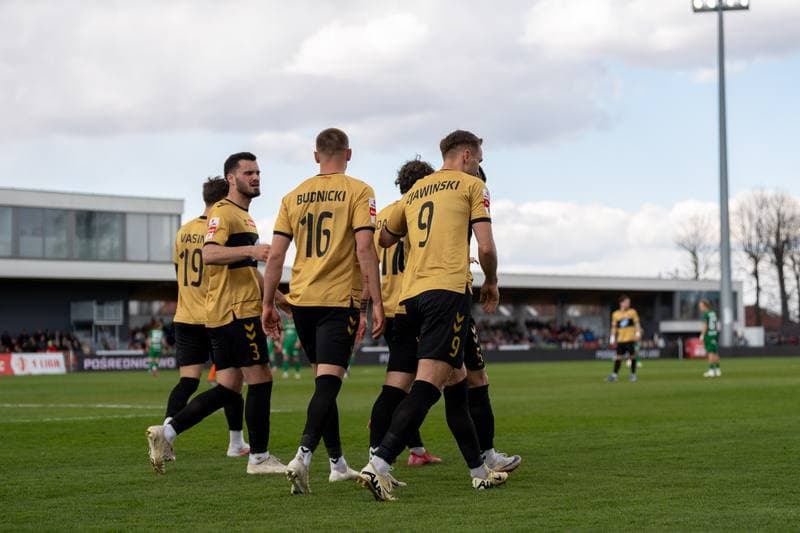 Football. Betclic I Liga. Puszcza Niepolomice - Polonia Warszawa. 06.04.2026