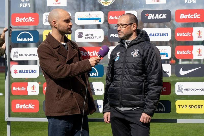 Football. Betclic I Liga. Puszcza Niepolomice - Polonia Warszawa. 06.04.2026