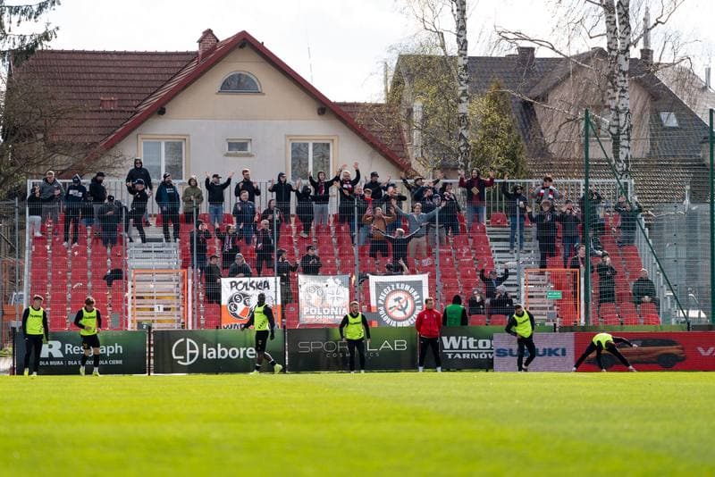 Football. Betclic I Liga. Puszcza Niepolomice - Polonia Warszawa. 06.04.2026