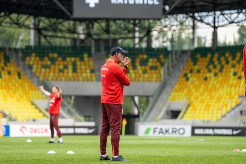 Football. Poland national team. Training. 02.06.2025