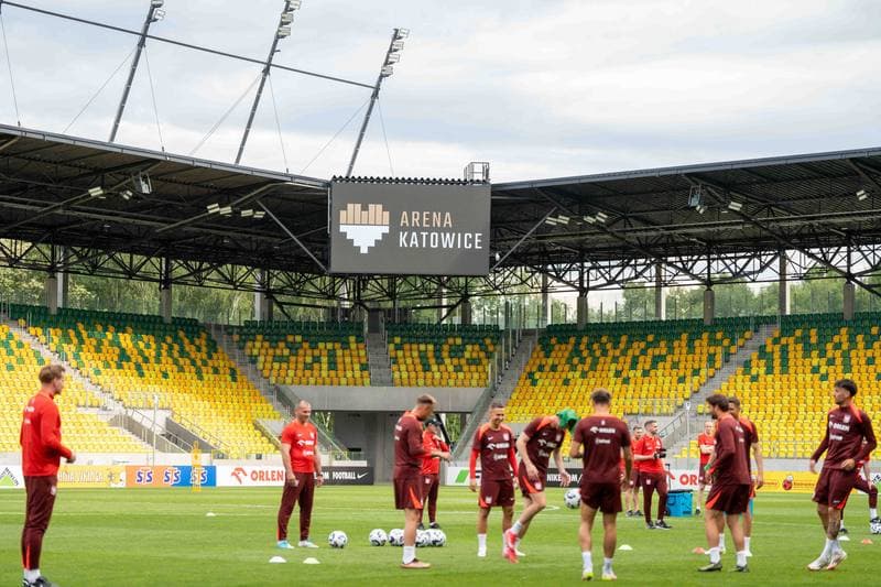 Football. Poland national team. Training. 02.06.2025