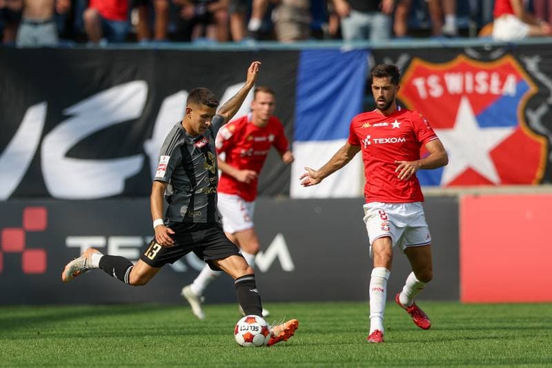 Football. Betclic 1. Liga. Wisla Krakow - Pogon Grodzisk Mazowiecki. 10.08.2025