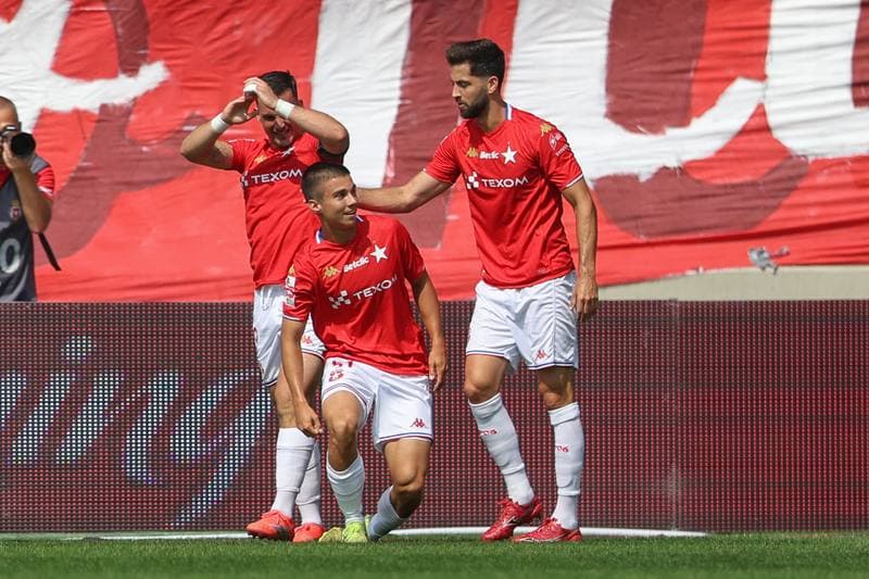 Football. Betclic 1. Liga. Wisla Krakow - Pogon Grodzisk Mazowiecki. 10.08.2025